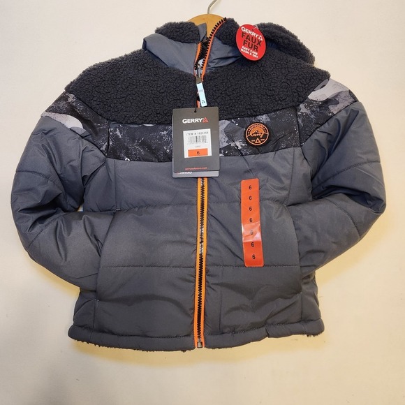 Gerry Kids Reversible Gray‎ Jacket Size 6 - Picture 3 of 6
